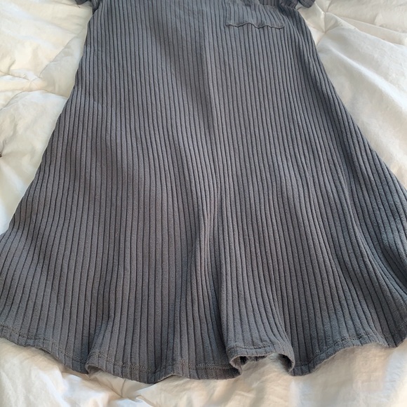 Juniors Ribbed Short Dress - Picture 2 of 5